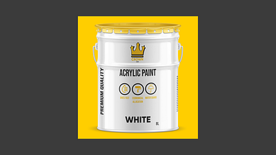 Crown Colors: Logo Design for the manufacturer of paint products art beautiful branding brandmark design free graphic design icon icons identity illustration inspiration logo logotype packaging pro project typography unique vector