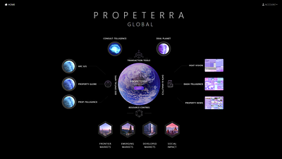 Propeterra Global Property Platform art beautiful branding colours design housing logo photography proptech purple ui