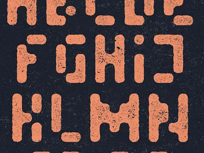 LCD FontSystem branding design distress font illustrator lettering photocopy text texture typeface typography