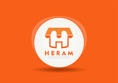 HERAM MARKET branding design graphic design icon illustration logo minimal minimalism monotype pictorial