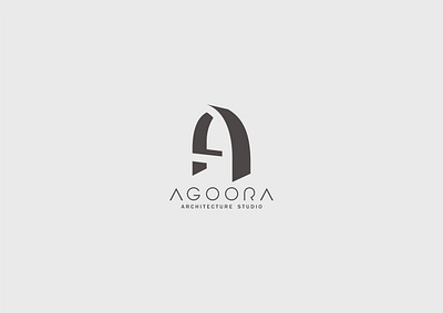 Agoora Architucture Firm brand identity branding design graphic design illustration logo logo design minimal minimalism visual identity