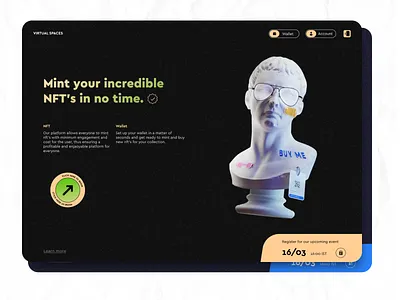 UI design for crypto services design ui ux web
