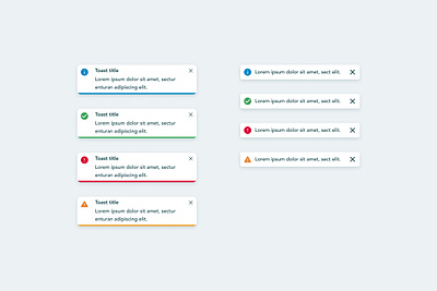 Toast notifications (mobile) design design system mobile mobile app toast ui ui design ux uxdesign