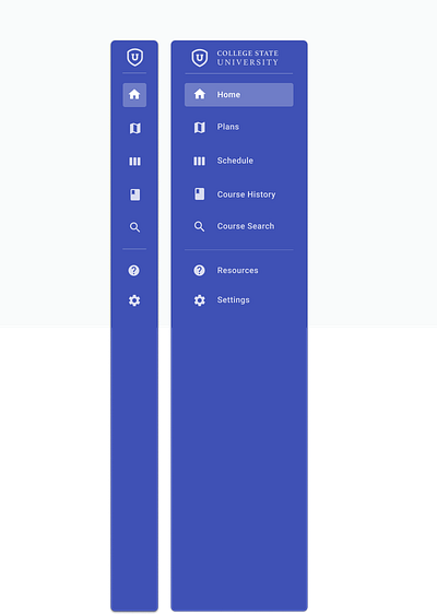 Navigation Component design system navigation product design