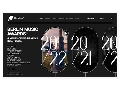 Landing Page Design - BMA design ui ux
