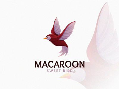 Red Bird beauty bird branding business colorful corporate fashion fly gradient graphicdesign logo logoanimal logotype red