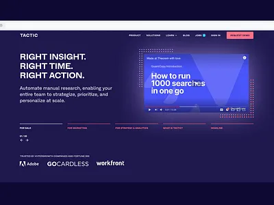 Tactic ui ux visual design