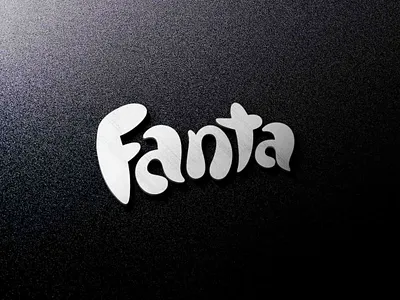 Free Fanta Logo Mockup branding business design fanta free illustration logo mockup typography ui ux vector