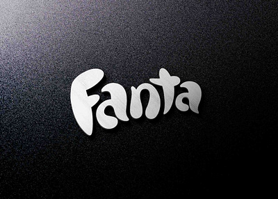 Free Fanta Logo Mockup branding business design fanta free illustration logo mockup typography ui ux vector