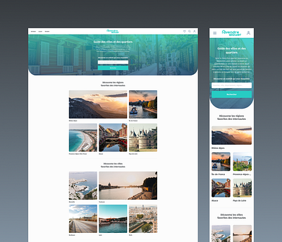 AVendreALouer - SEO pages redesign form illustrator real estate seo sketch ui