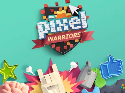 Pixel Warriors - Logo exploration brand branding design graphic design illustration logo pixelwarriors ui vector