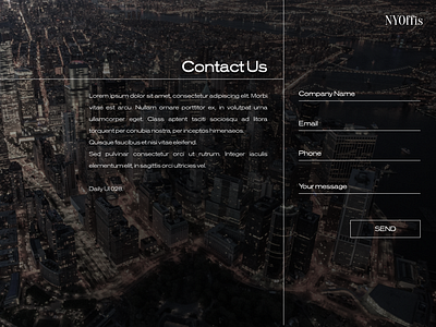 Daily UI Challenge 028 100 day challenge contact us daily dailyui nyc ui