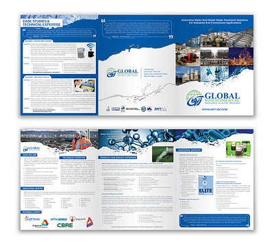 Large Tri-Panel Brochure branding brochure graphic design print design