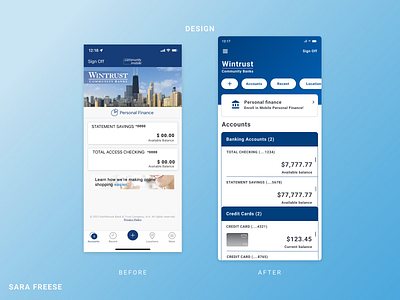 Banking App UI Re-Design app branding design typography ui ux