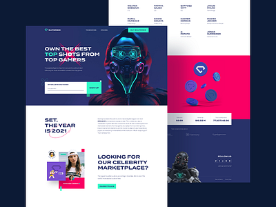 NFT Marketplace part.1 branding design landing page marketplace nft ui web web design website