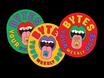 Take a little trip with meeeeeeheeee 70s branding byte colorful flat funk illustration javascript mouth pschedelic tongue