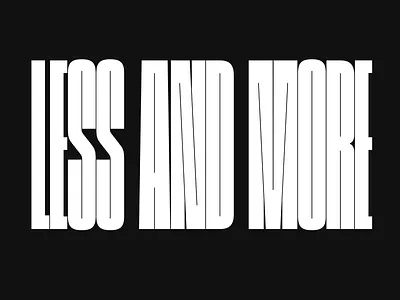 Variable Font Experiment berlin black clean experiment font less minimal more simple simplicity type type design typography variable font white