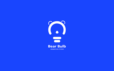 Bear Bulb Logo Design