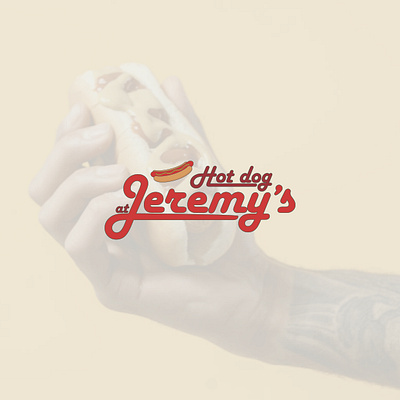 Hot dog at Jeremy's adobe illustrator brand naming branding creative design graphic design illustration logo ui vector