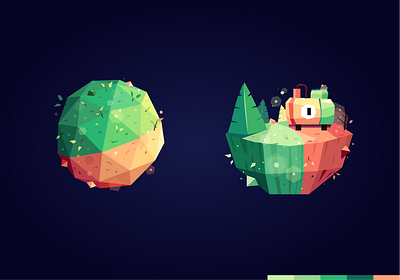 Mundus - Illustration for an educational app illustration ui