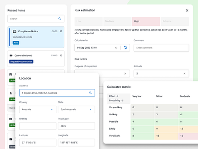 Application UI Components browser design desktop ui ux