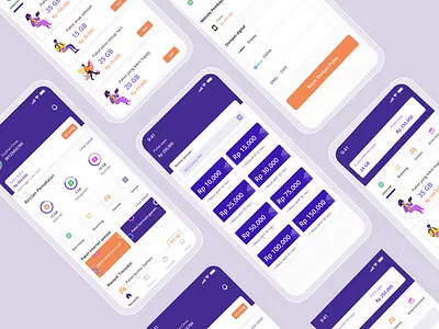 # Exploration - Internet Provider App application internet provider ui design