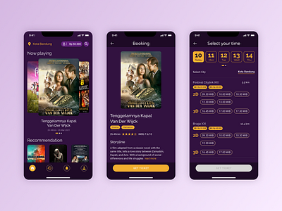 Cinemation App 1 cinema design designs indonesia movie product ui ux