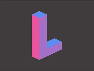 Single Letter Logo "L" design graphic design illustration logo vector