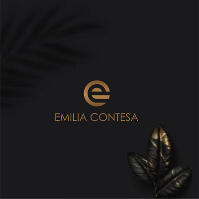 EMILIA CONTESA LOGO CONCEPT 3d animation brand identity branding design icon illustration logo monogram logo motion graphics ui ux vector