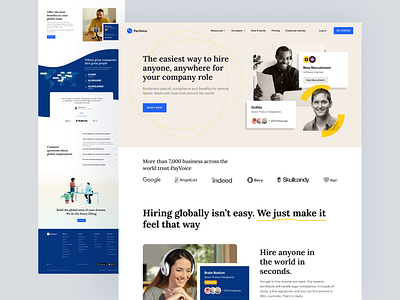 Hiring Platform Website agent company design divi hiringplatform hiringtalent landing page management mobile moslimuddin product design productdesign shopify typography ui ux web web design webdesign websitedesign