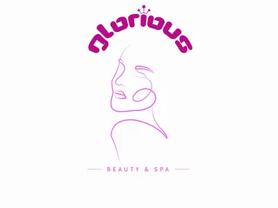 Glorious Beauty & Spa | Logo Design branding design graphic design illustrator logo