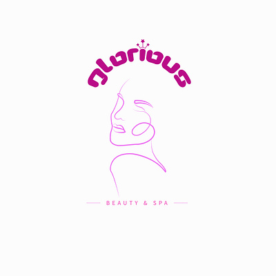 Glorious Beauty & Spa | Logo Design branding design graphic design illustrator logo