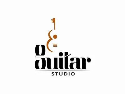 Guitar Studio | Logo Design branding design graphic design illustrator logo