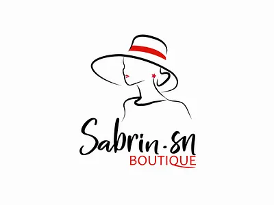 Sabrin.sn Boutique | Logo Design branding design graphic design illustrator logo