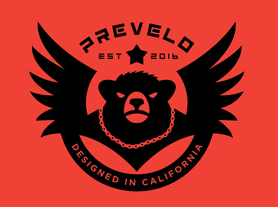 Kids Bike Co. Bear Product Graphic - Made in Cali Icon