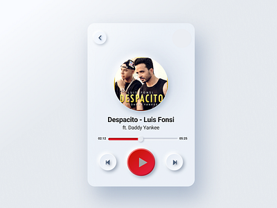 Music Player design graphic design illustration logo ui ux vector