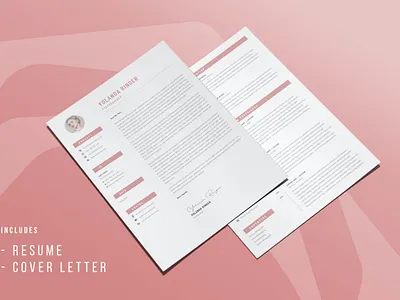 Creative CV Template 2 page resume branding cover letter cover letter template creative cv creative resume curriculum vitae cv cv resume cv template cv word design illustration job resume modern resume modern resume template professional resume resume for mac resume template simple resume