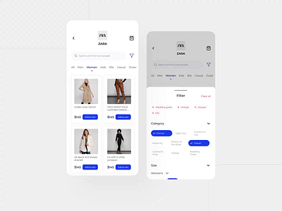 LIMOSTYLE - Fashion Store Motion app ecommerce fashion mobile motion motion graphics ui