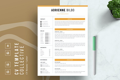 Simple Resume Template 2 page resume cover letter cover letter template creative cv creative resume curriculum vitae cv cv resume cv template cv word design illustration job resume logo modern resume modern resume template professional resume resume for mac resume template simple resume