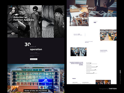 AnantaGroup | Conglomerate website design with live site apparel website garments website manufacturing website product design ui design ux design web design web development