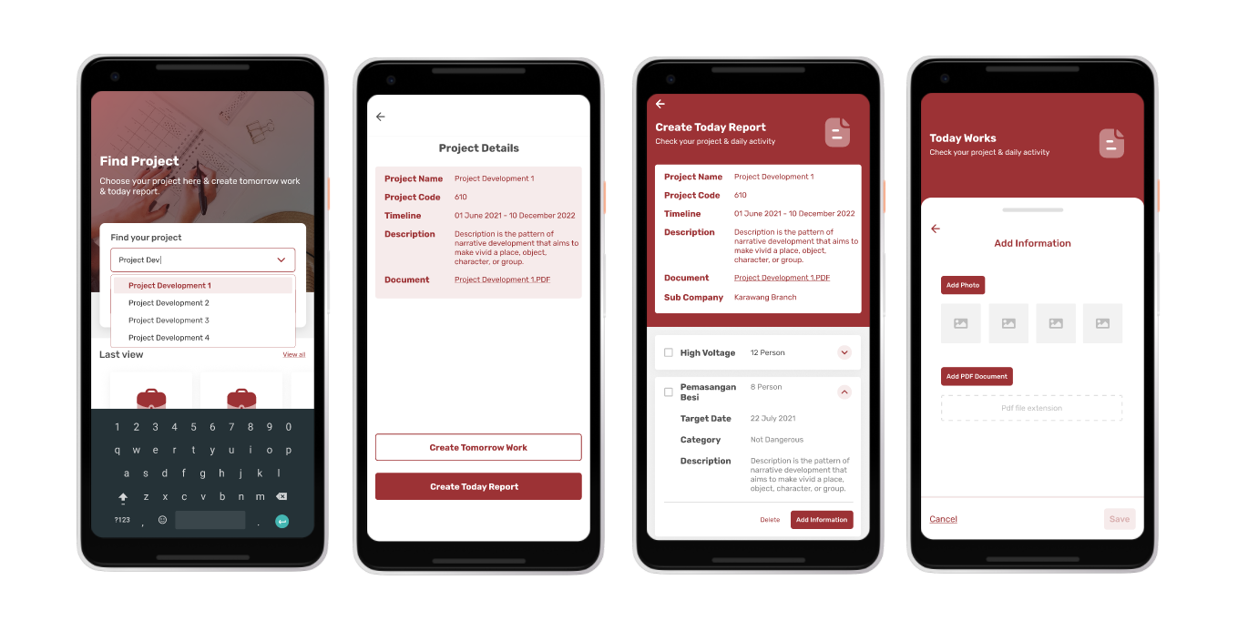 Example of Mobile App Design & Development