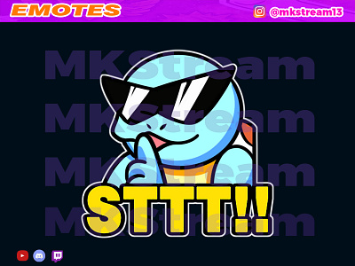 Twitch emotes pokemon squirtle quite please animated emotes anime cool cute design emotes illustration pokemon squirtle sub badge