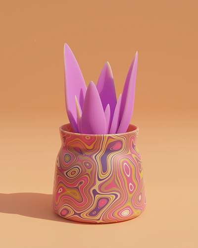 Plant 3d blender cg