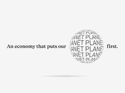 Triodos Regenerative Money Centre - Manifest animated branding circular kinetic motion triodos typography