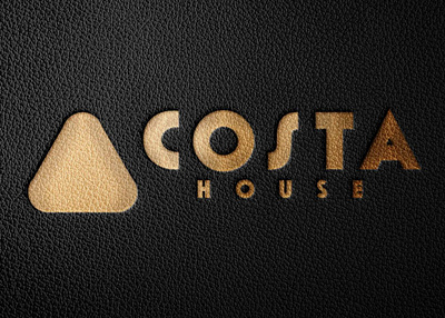 Free Costa Leather Mockup branding costa design free illustration leather logo menu mockup psd template ui ux vector