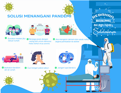 Pandemic Poster branding covid19 design doctor health illustration initial letter logo initial logo lette lettermark logo omnicron poster ui vector virus