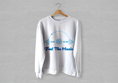 Feel The Music T-shirt branding cool shirt cool t shirt graphic design hiking t shirt mens long sleeve hiking t shirt music t shirt music vibe rei hiking shirts