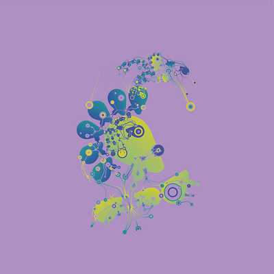 The DAO art design illustration nft vector