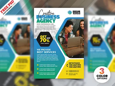 Business Promotion and Corporate Flyer Design PSD card design corporate flyer creative design design flyer flyer psd free psd freebie graphic design photoshop psd free psd freebies psd template