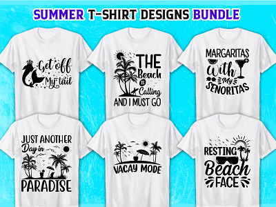 Summer SVG T-Shirt design bundle typography